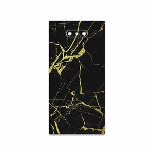 برچسب پوششی ماهوت مدل Graphite-Gold-Marble مناسب برای گوشی موبایل ریزر Phone 2 MAHOOT Cover Sticker for Razer 