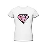 تی شرت آستین کوتاه زنانه مدل الماس کد 164