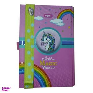 دفتر برنامه ریزی 80 برگ کلیپس مدل magic world