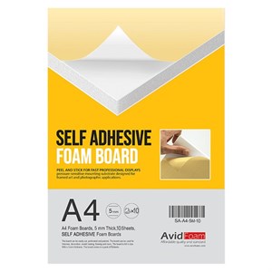 فوم برد آویدفوم مدل SA-A4-5M-10 بسته 10 عددی AvidFoam SA-A4-5M-10 Foam Board