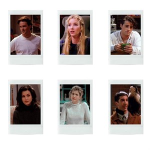 آویز تزیینی مدل friends6 مجموعه 6 عددی