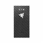 MAHOOT Glossy-Silver-Fiber Cover Sticker for Razer Phone 2