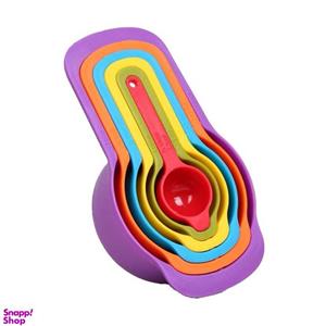 پیمانه اندازه گیری مدل measuring cups مجموعه 6 عددی