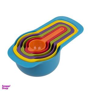 پیمانه اندازه گیری مدل measuring cups مجموعه 6 عددی