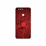 MAHOOT Red Printed Circuit Board Cover Sticker for Elephone P8 Mini