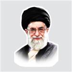 استیکر لپ تاپ پیکسل میکسل مدل رهبری آیت الله خامنه ای