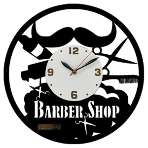 ساعت دیواری آذرلاکچری طرح آرایشگاه کد009