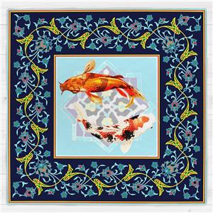رومیزی طرح ماهی هفت سین کد 9298