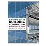کتاب Fundamentals of Building Construction: Materials and Methods اثر Edward Allen  Joseph Iano انتشارات مؤلفین طلایی