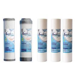 فیلتر دستگاه تصفیه کننده آب آکوا پیورست مدل TKB-NEW05 مجموعه 5 عددی