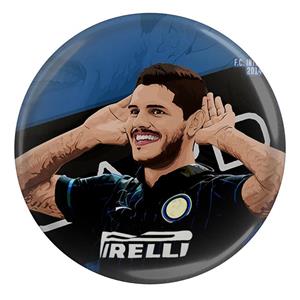 مگنت طرح بازیکن فوتبال اینتر میلان ایتالیا مائورو ایکاردی مدل S4689