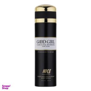 اسپری خوشبو کننده بدن زنانه نایس پاپت مدل Good Girl حجم 200 میلی لیتر