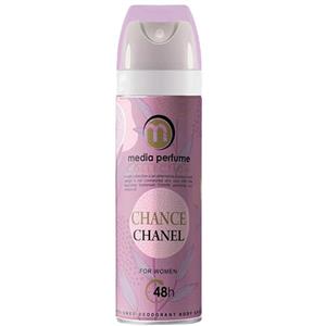 اسپری بدن زنانه مدیا مدل CHANEL CHANCE حجم 200 میلی لیتر 