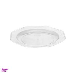 بشقاب یکبار مصرف طب مدل ۶ضلعی بسته ۶عددی