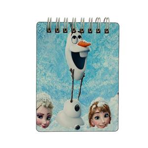 دفترچه یادداشت طرح السا و آنا کد yf25