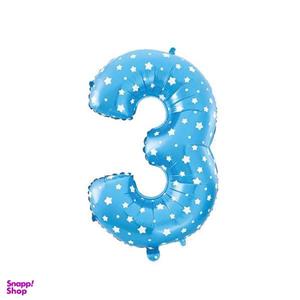 بادکنک فویلی مدل عدد 3