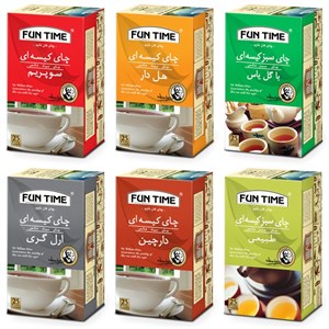 چای کیسه ای فان تایم - شش بسته 25 عددی
