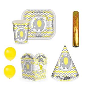 مجموعه 70 عددی تم تولد طرح فیل کوچولو  مدل 700