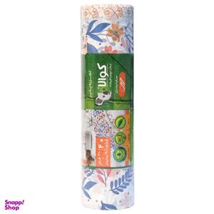 سفره یکبار مصرف کوالا مدل Silk طرح سرخس آبی رول 20 متری