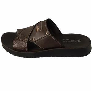 صندل مردانه کفش شیما مدل ازمیر رنگ قهوه ای