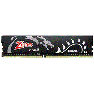 رم دسکتاپ DDR4 دو کاناله 3000 مگاهرتز CL16 کینگ مکس مدل Zeus Dragon ظرفیت32 گیگابایت