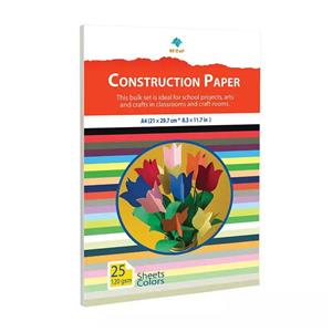 کاغذ رنگی A4 اوریران کد CONS120 بسته 25 عددی