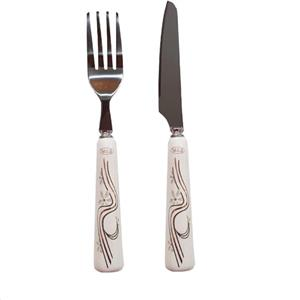 ست کارد و چنگال میوه خوری 12 پارچه ام جی اس کد 9000