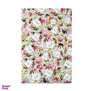 کاغذ کادو مدل گل کد 123 بسته 2 عددی