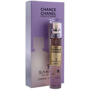 عطر جیبی زنانه صندل مدل چنس چنل حجم 25 میلی لیتر SANDAL Chance Chanel Pocket Perfume for Women ml 