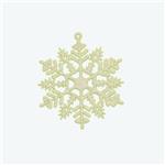 آویز تزیینی مدل کریسمس طرح دانه برف مجموعه 3 عددی