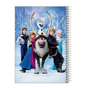 دفتر نقاشی 60 برگ طرح  السا و آنا کد tf29