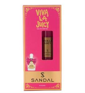 عطر جیبی زنانه صندل مدل VIVALA JUICY حجم 25 میلی لیتر