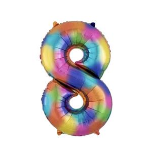 بادکنک فویلی مدل عدد 8