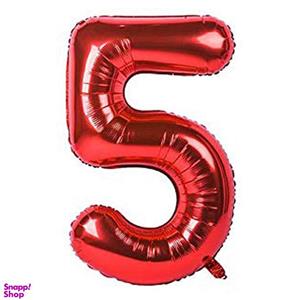 بادکنک فویلی مدل عدد 5