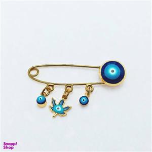 سنجاق سینه زنانه وای اس ایکس طرح چشم نظر مدل 130SNG