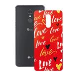 برچسب پوششی راک اسپیس طرح Love مناسب برای گوشی موبایل   ال جی Q Stylus