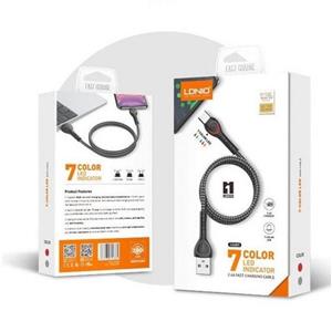 کابل تبدیل usb به لایتنینگ الدینیو مدل LS481 طول 1 متر