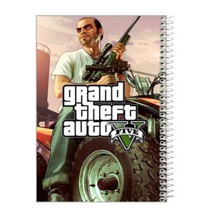 دفتر نقاشی 40 برگ طرح  GTA کد tg3