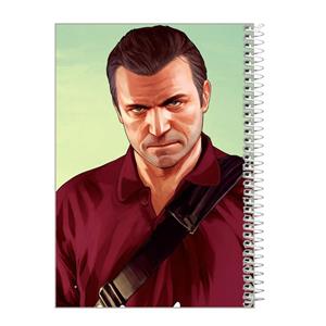 دفتر نقاشی 40 برگ طرح  GTA کد tg6