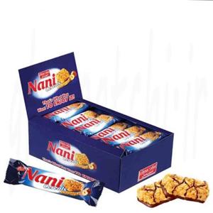 شکلات مغزدار نانی سریال بار شیرین عسل بسته 24 عددی