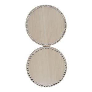 کفی تریکو بافی مدل دایره 10 کد K10-2 بسته 2 عددی