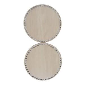 کفی تریکو بافی مدل دایره 30 کد K30-2 بسته 2 عددی