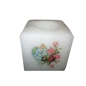 شمعدان سنگ نمک مدل مکعب کد 1406