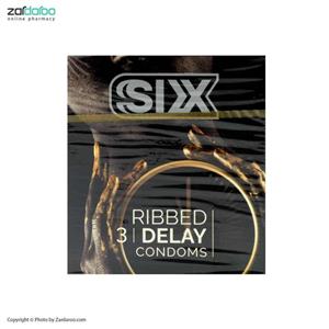 کاندوم سیکس مدل Ribbed Delay بسته 3 عددی