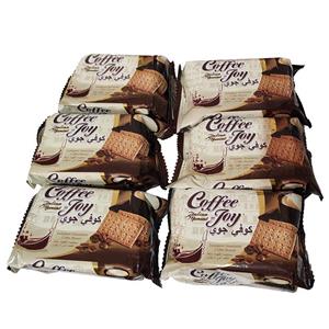 بیسکویت با طعم قهوه کوفی جوی - 45 گرم بسته 6 عددی