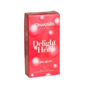 کاندوم چرچیلز مدل DELIGHT HER بسته 12 عددی