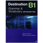کتاب Destination B1 Grammar  Vocabulary اثر Malcolm Mann and Steve Taylore-Knowles انتشارات زبان مهر