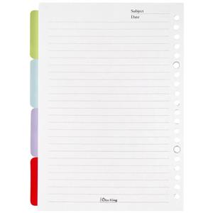 کاغذ A5 کیان کینگ مدل ٢٠ حلقه ای بسته ١٠٠ عددی