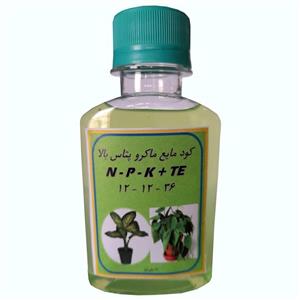 کود مایع پتاس بالا 12 12 36 NPK مدل Ben04 حجم 120 میلی لیتر