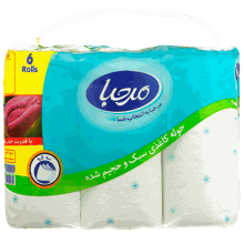 دستمال کاغذی مرحبا مدل Point To Point بسته 6 عددی